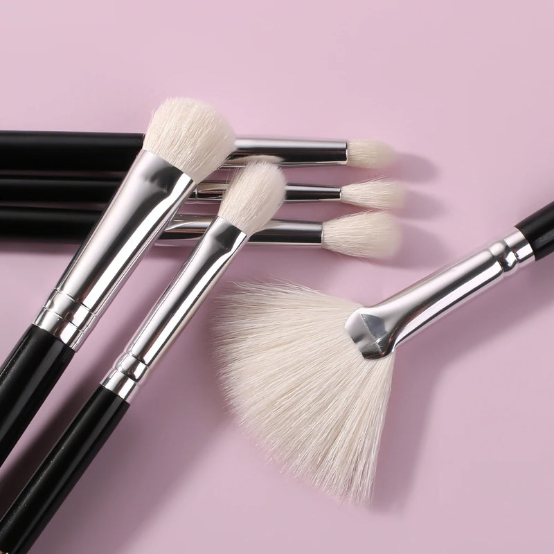 BEILI Black 15-Piece Makeup Brush Set – Professional Tools for a Perfect Look