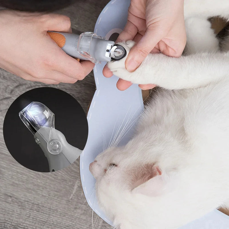 Professional Pet Nail Clippers with LED Light – Safe, Precise, and Easy Grooming