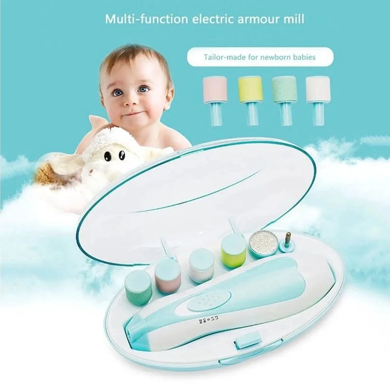 6-in-1 Electric Baby Nail Trimmer – Safe and Gentle Nail Care for Babies and Kids