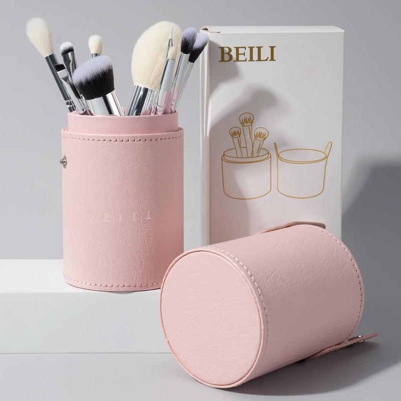 BEILI Refresh Pink Makeup Brush Set – Beauty and Elegance in Every Stroke