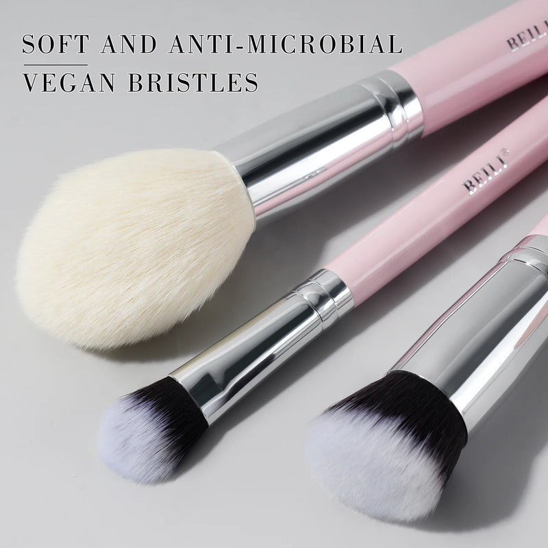 BEILI Refresh Pink Makeup Brush Set – Beauty and Elegance in Every Stroke