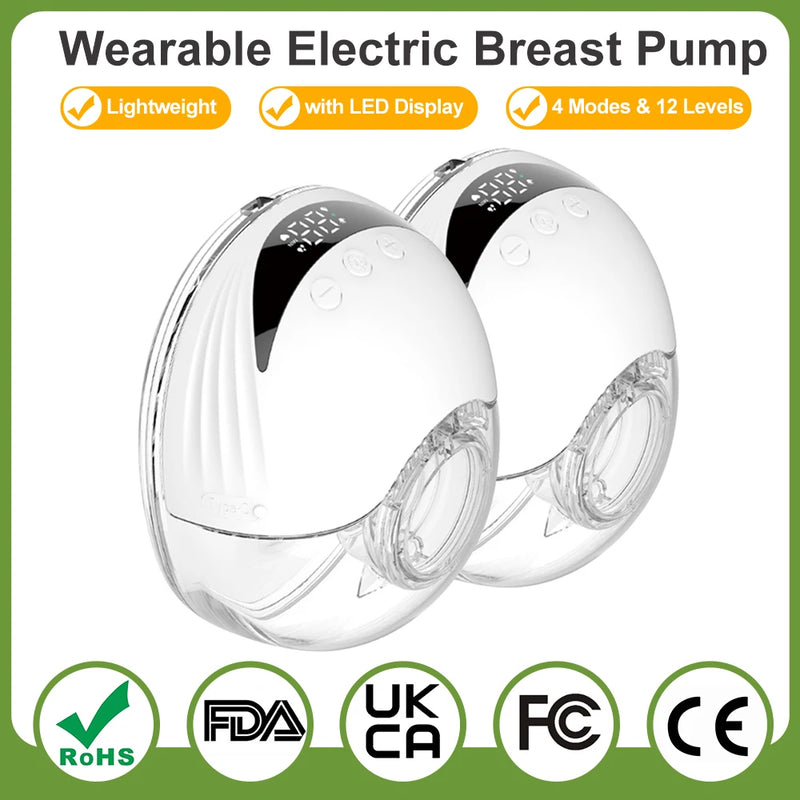 Wearable Hands-Free Breast Pump – Comfort, Convenience, and Control