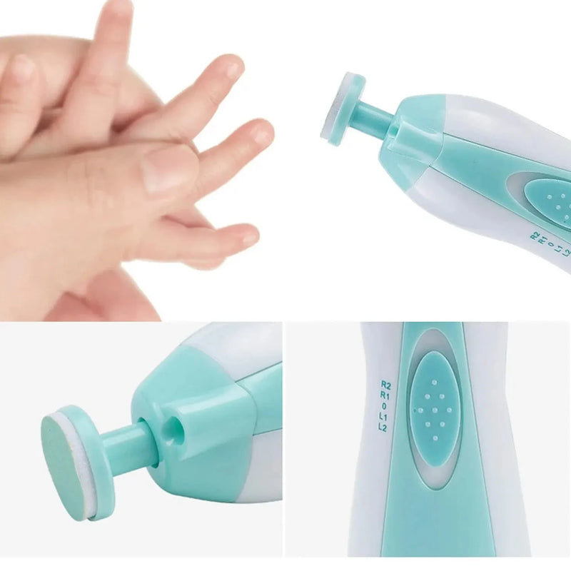 6-in-1 Electric Baby Nail Trimmer – Safe and Gentle Nail Care for Babies and Kids