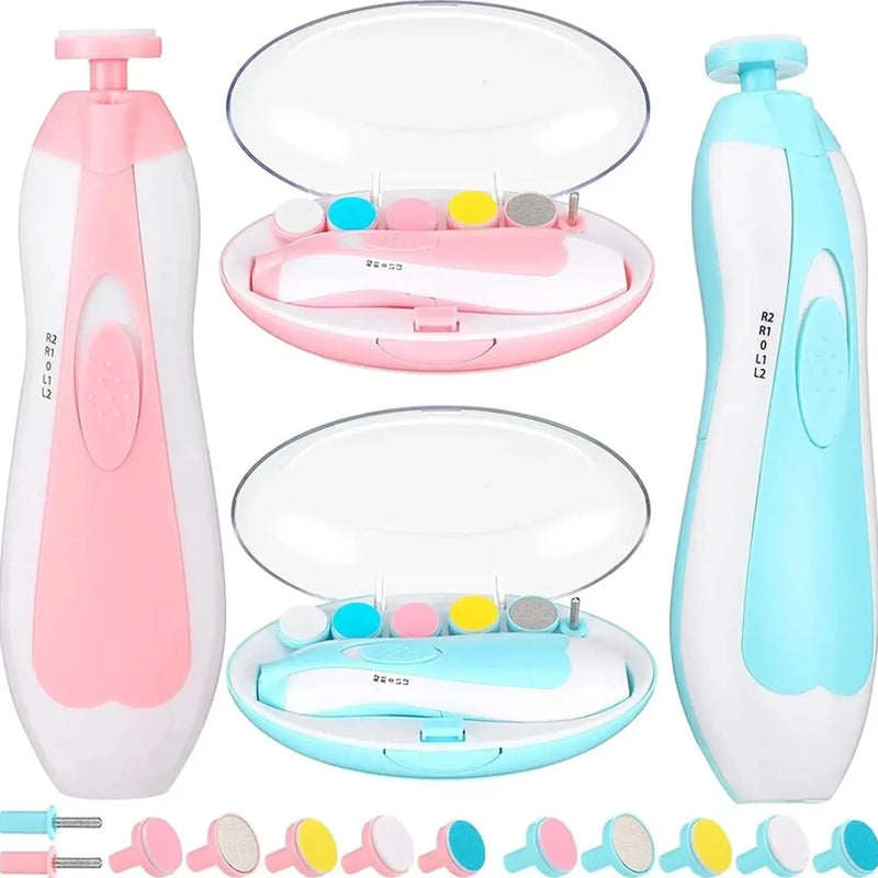 6-in-1 Electric Baby Nail Trimmer – Safe and Gentle Nail Care for Babies and Kids