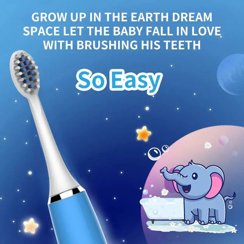 Cartoon Electric Toothbrush for Kids – Fun, Safe, and Effective Dental Care