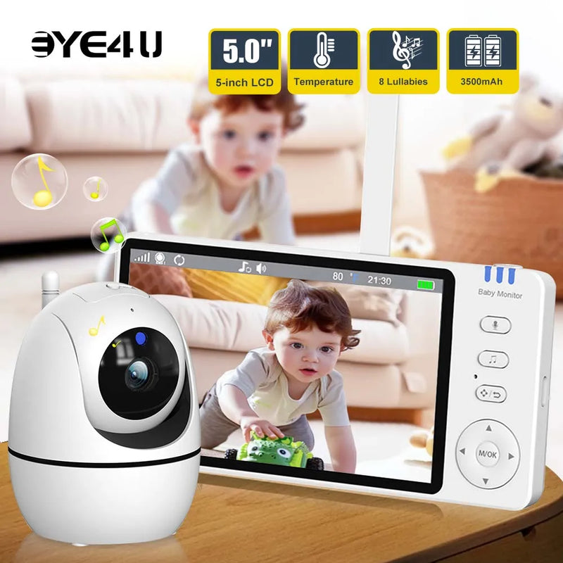 5-Inch Video Baby Monitor – Safety, Comfort, and Peace of Mind for Your Family