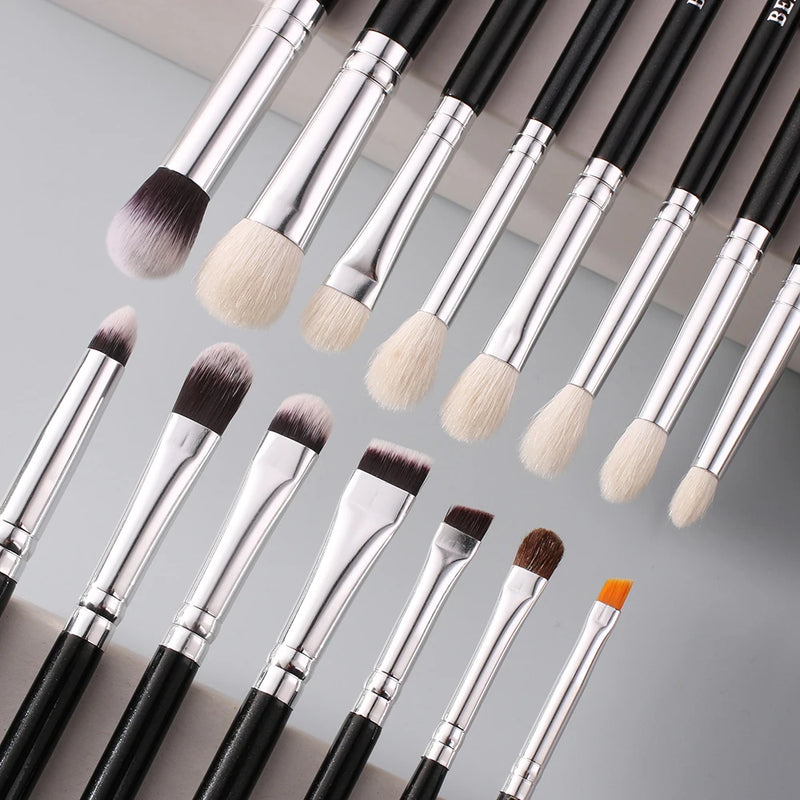 BEILI Black 15-Piece Makeup Brush Set – Luxury, Precision, and Professional Quality