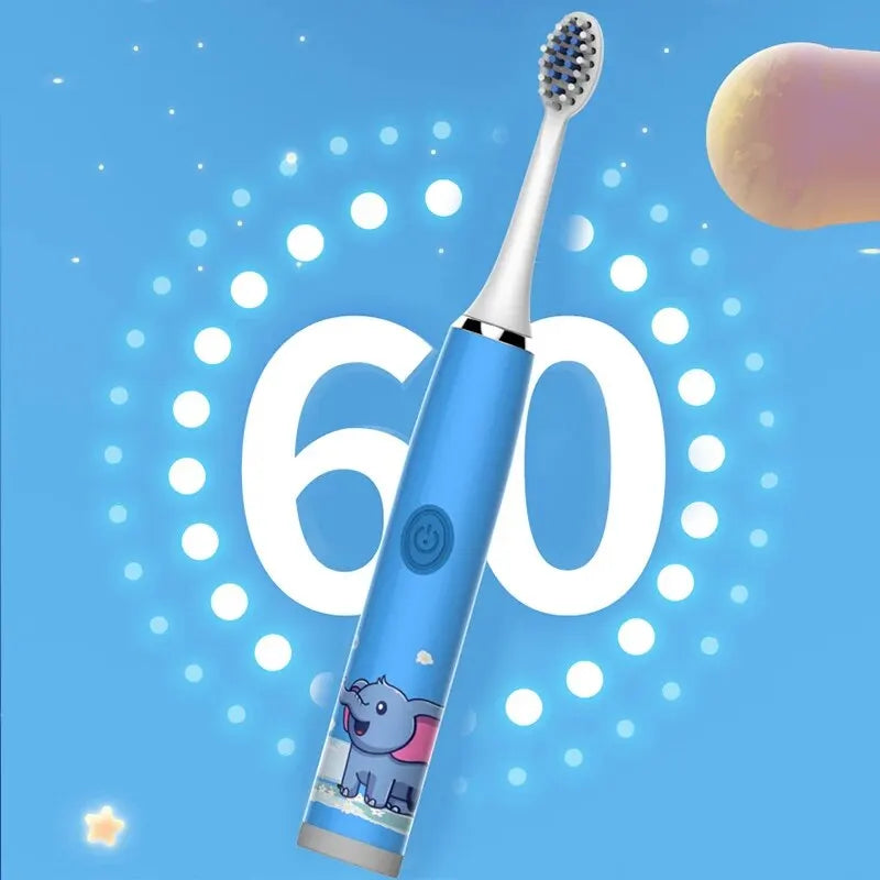 Cartoon Electric Toothbrush for Kids – Fun, Safe, and Effective Dental Care