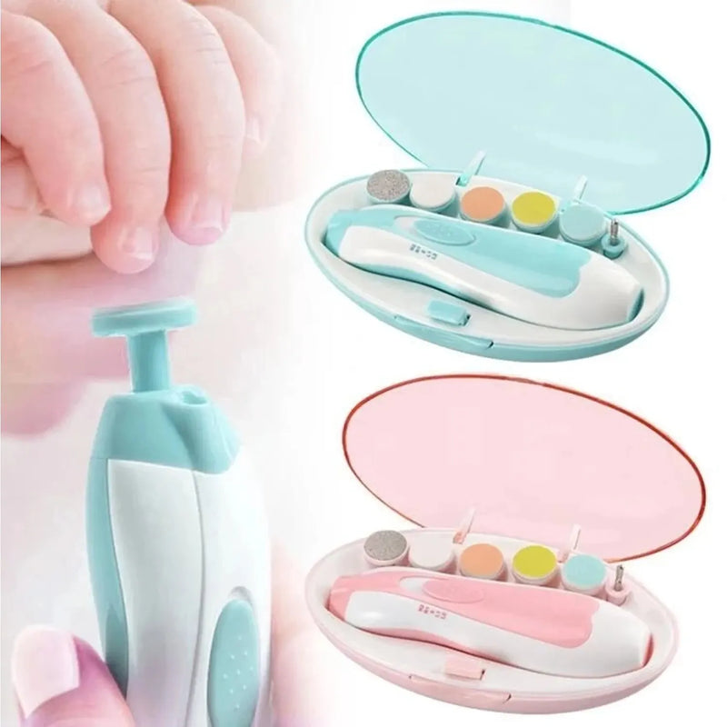 6-in-1 Electric Baby Nail Trimmer – Safe and Gentle Nail Care for Babies and Kids