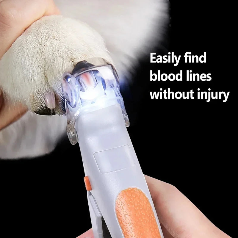 Professional Pet Nail Clippers with LED Light – Safe, Precise, and Easy Grooming