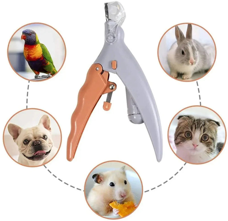 Professional Pet Nail Clippers with LED Light – Safe, Precise, and Easy Grooming