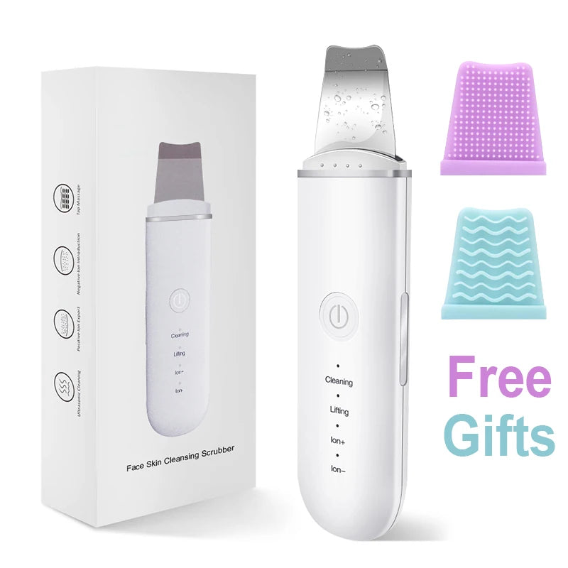 Ultrasonic Skin Scrubber – Deep Clean, Lift, and Rejuvenate Your Skin