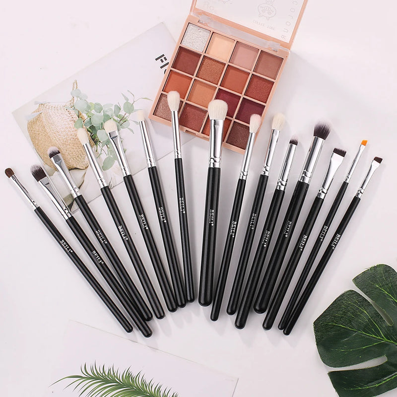 BEILI Black 15-Piece Makeup Brush Set – Luxury, Precision, and Professional Quality